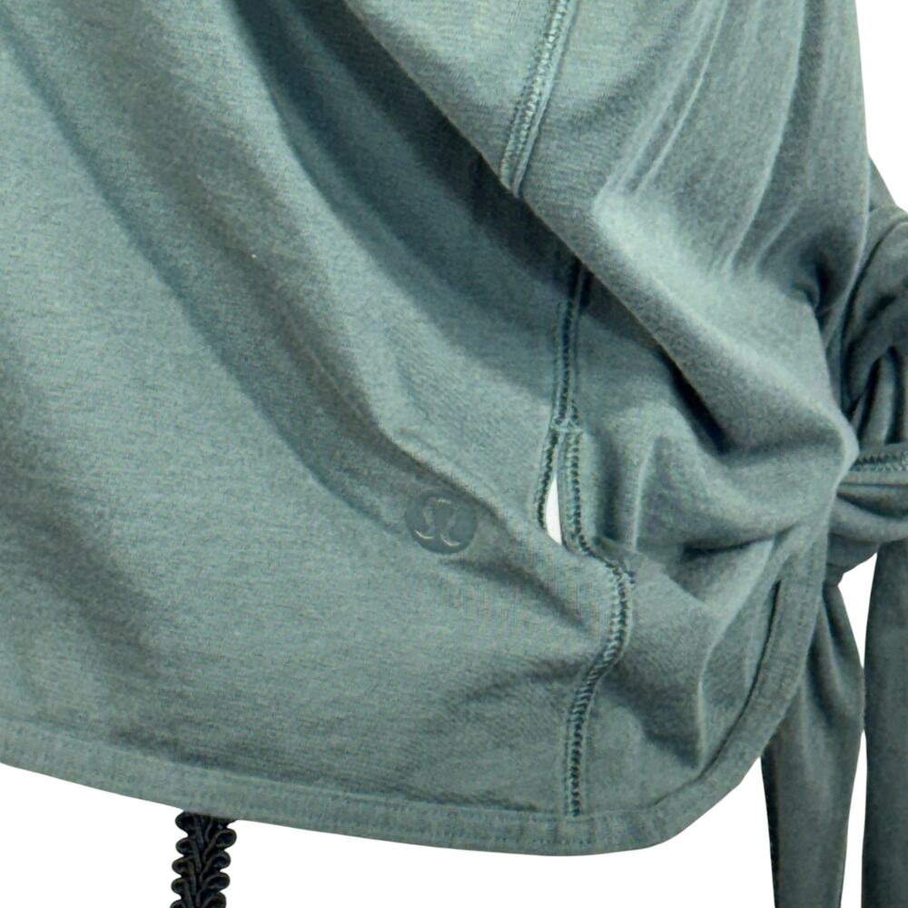 Lululemon SZ 12? It's a Tie Tank Top Crop Stretch Classic Fit Breathable Green - Picture 6 of 7